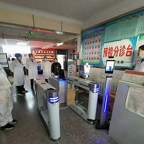 醫(yī)院測溫人臉識(shí)別+各地健康碼